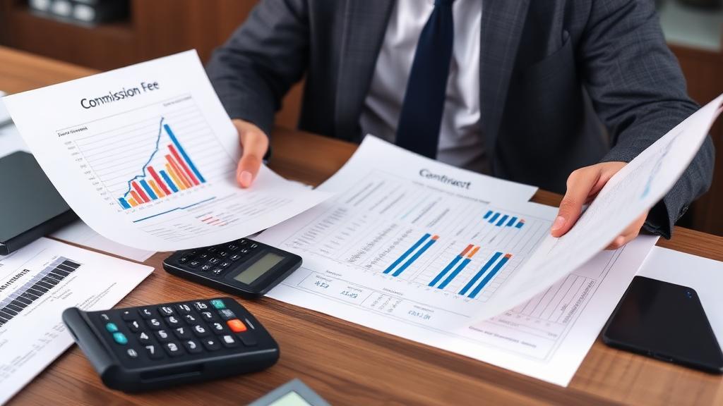 Commercial real estate broker fees in Doral — reviewing commission documents and financial analysis